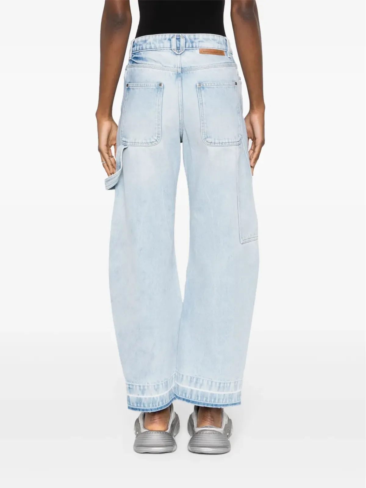 Stella McCartney ミッドライズ テーパードジーンズ - 画像4