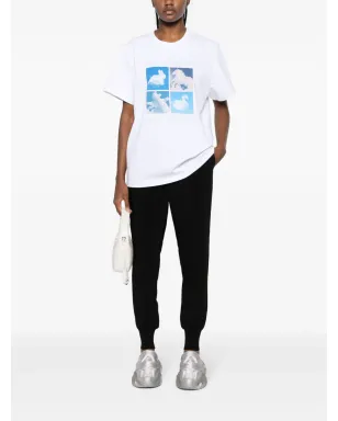 Stella McCartney エラスティック付きスリムカット トラックパンツ - ブラック - サムネイル2