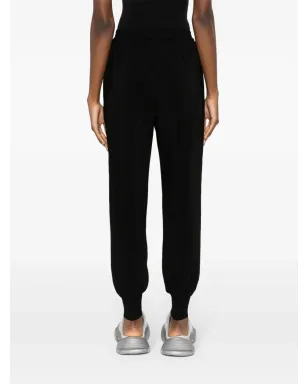 Stella McCartney エラスティック付きスリムカット トラックパンツ - ブラック - サムネイル4