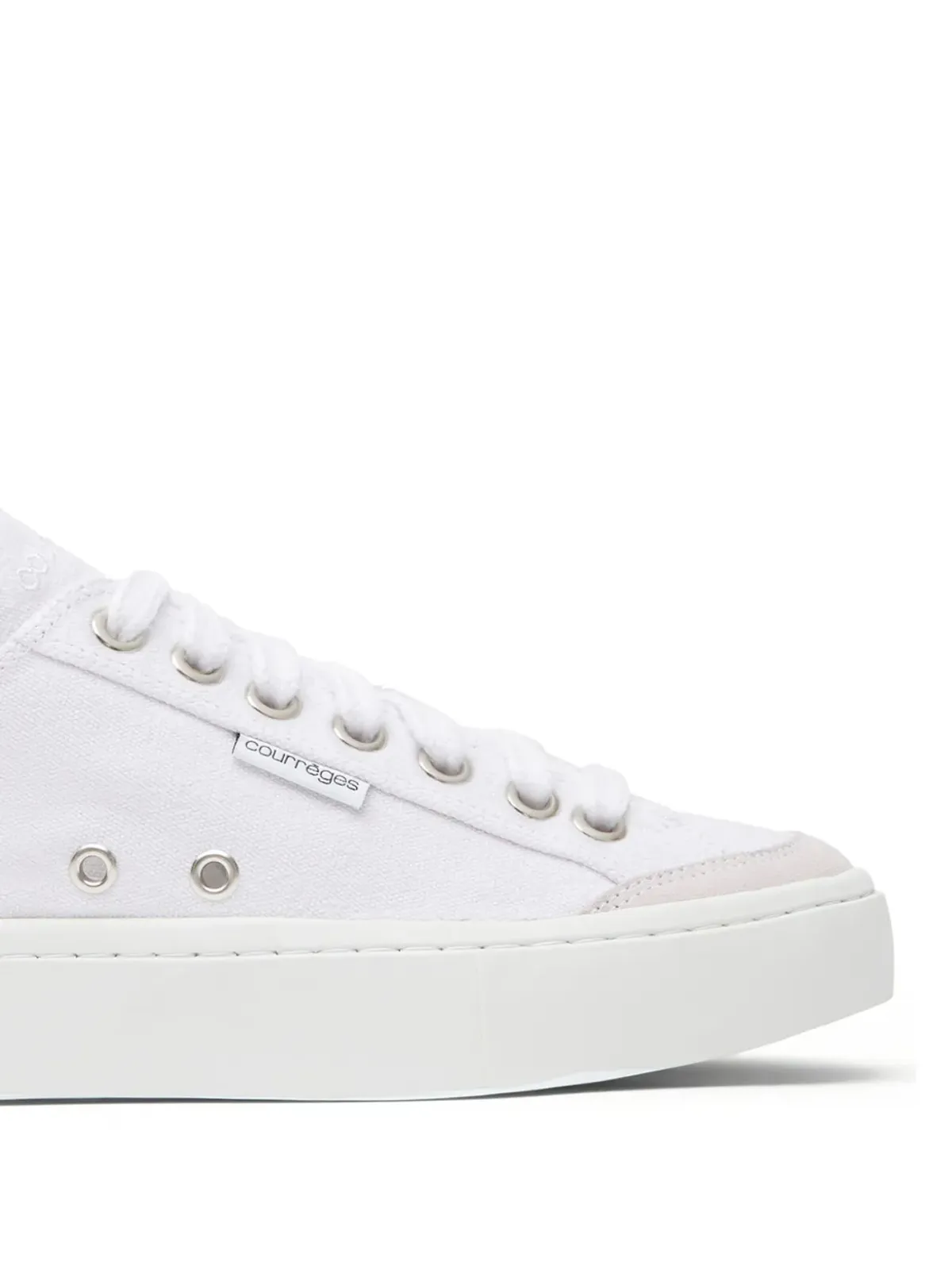 Courrèges Canvas 01 レースアップスニーカー - 画像2