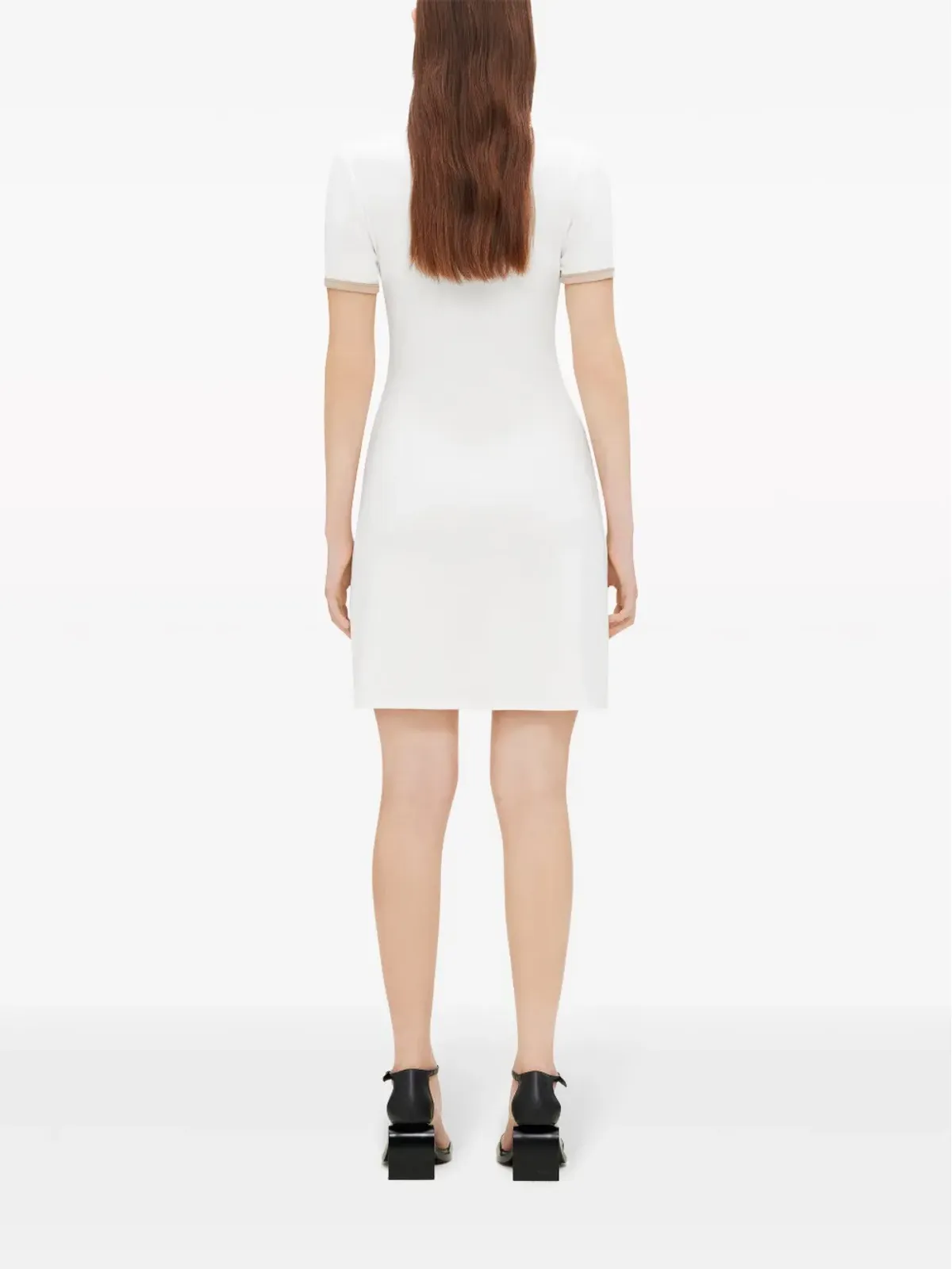 Courrèges ロゴパッチ ミニドレス - 画像4