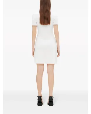 Courrèges ロゴパッチ ミニドレス - サムネイル4
