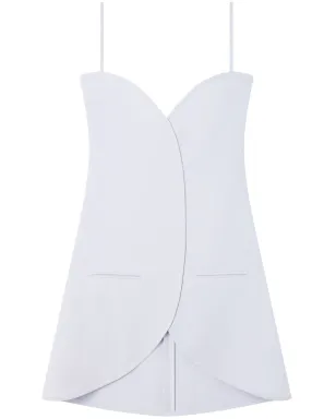 Courrèges Ellipse ミニドレス ブルー - サムネイル1