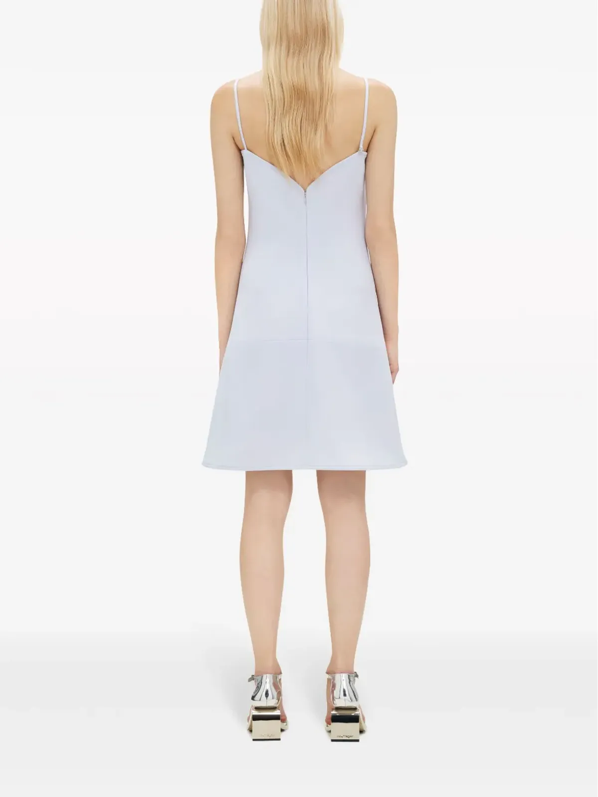 Courrèges Ellipse ミニドレス ブルー - 画像4