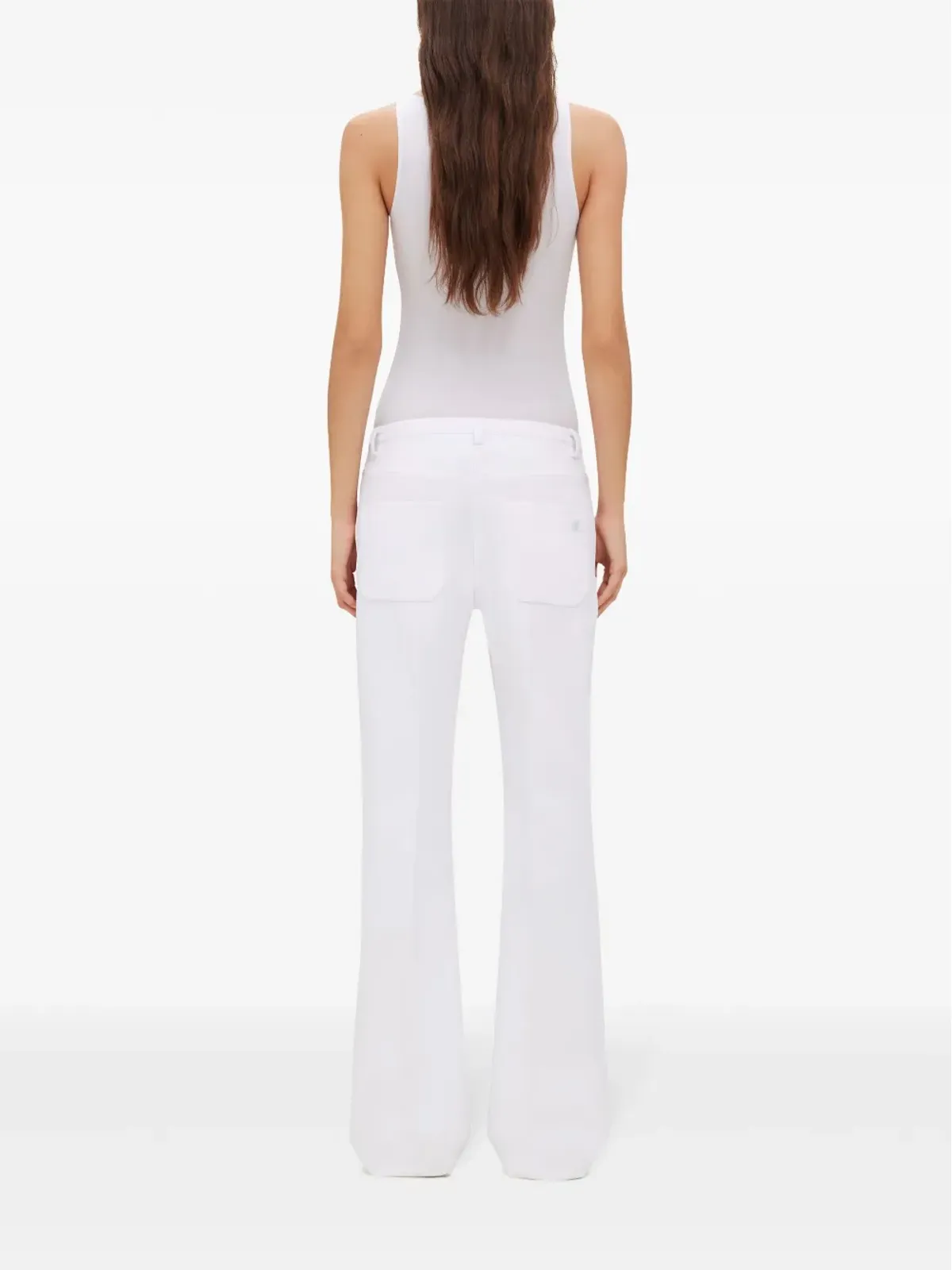 Courrèges リラックス ブーツカットパンツ - ホワイト - 画像4