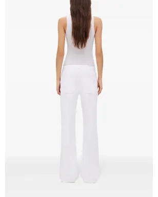 Courrèges リラックス ブーツカットパンツ - ホワイト - サムネイル4