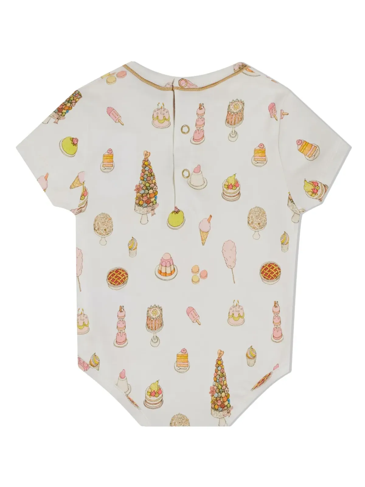 Atelier Choux グラフィックプリント オーガニックコットン ボディスーツ - 画像2