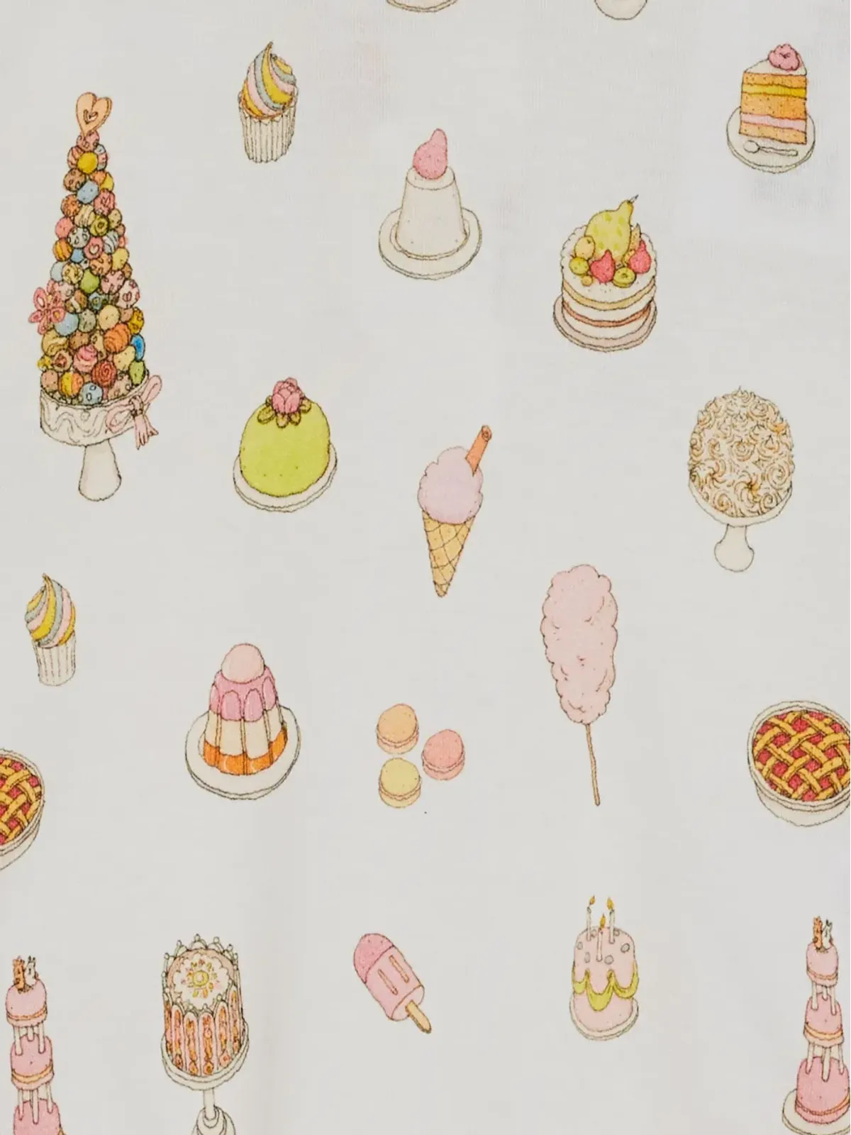 Atelier Choux グラフィックプリント オーガニックコットン ボディスーツ - 画像3