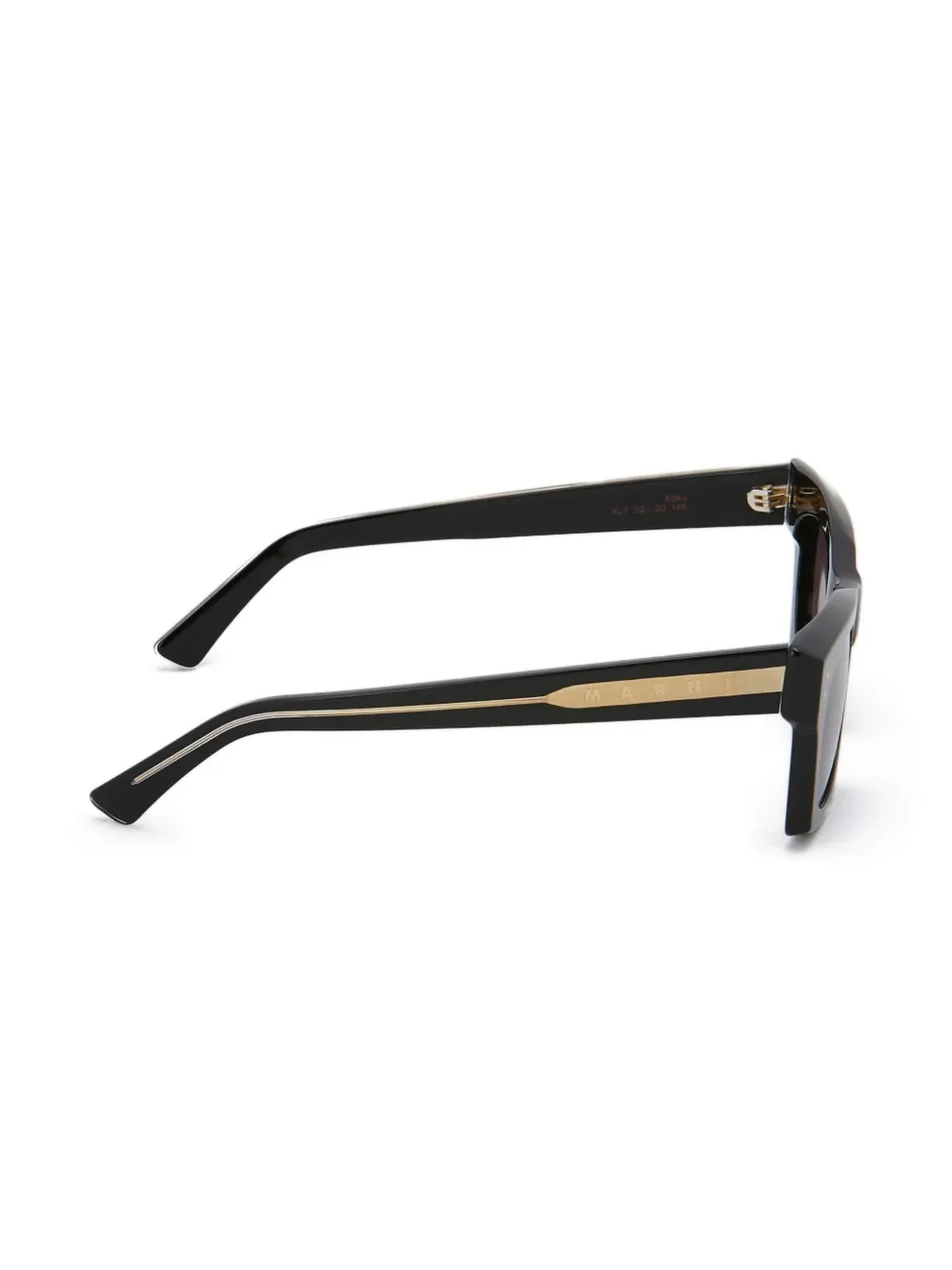 Marni Eyewear Havana Edku geometric-frame sunglasses - Black - 画像3
