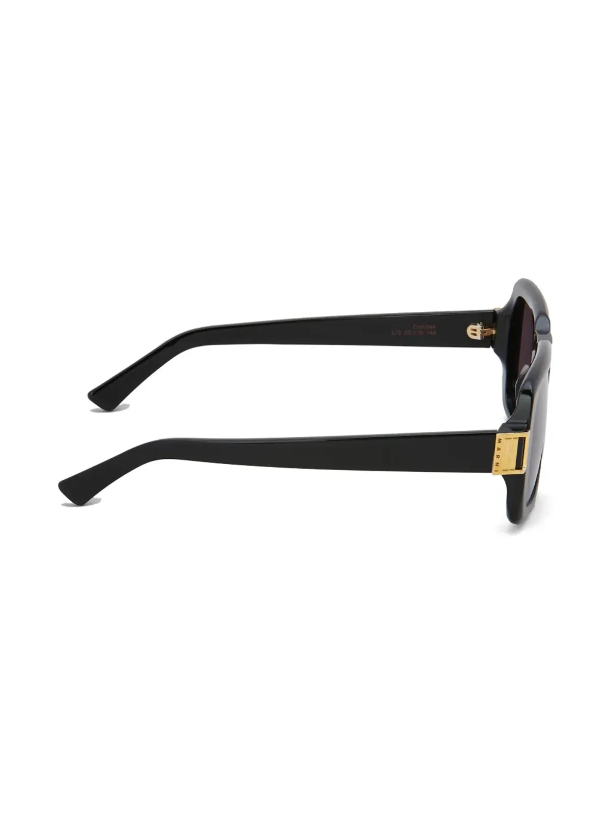Marni Eyewear ザマレック スクエアフレーム サングラス - 画像3