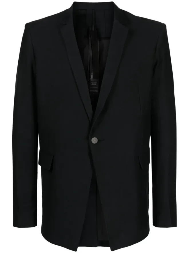 Boris Bidjan Saberi Boris Bidjan Saberi ショールラペル・シングルブレストブレザーの商品画像