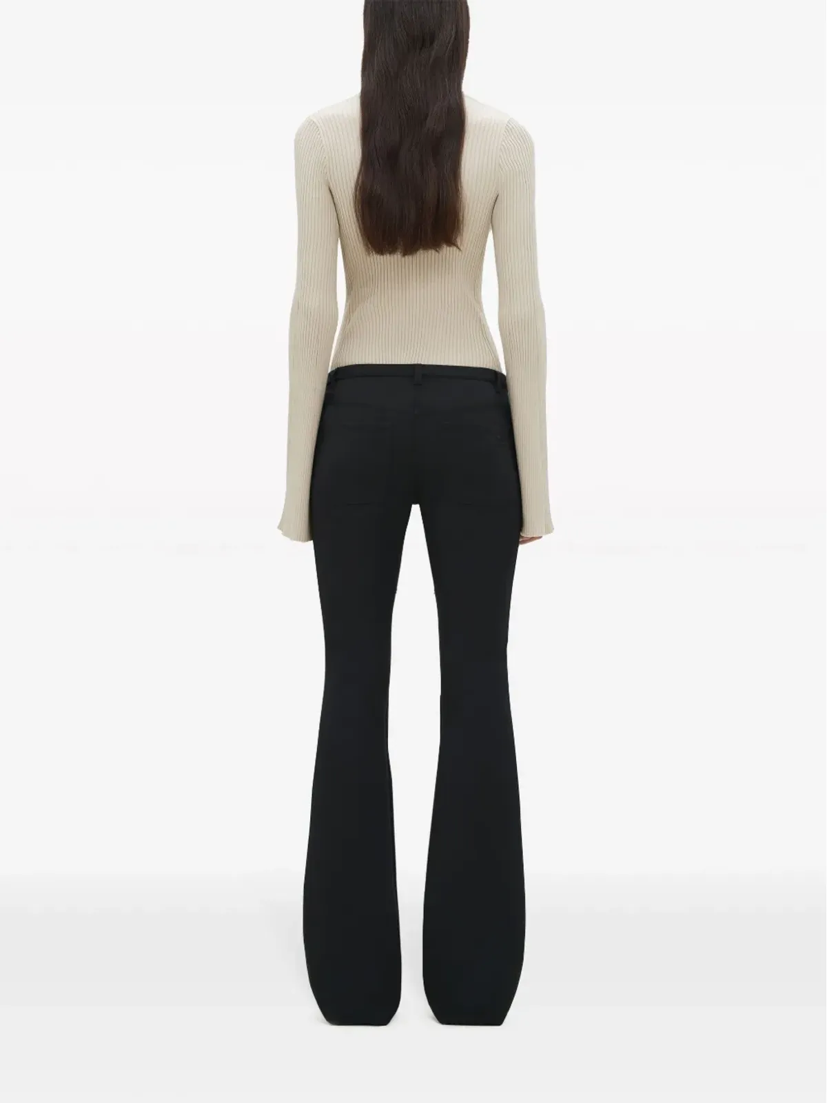 Courrèges リブニット ボディスーツ - ニュートラルカラー - 画像4