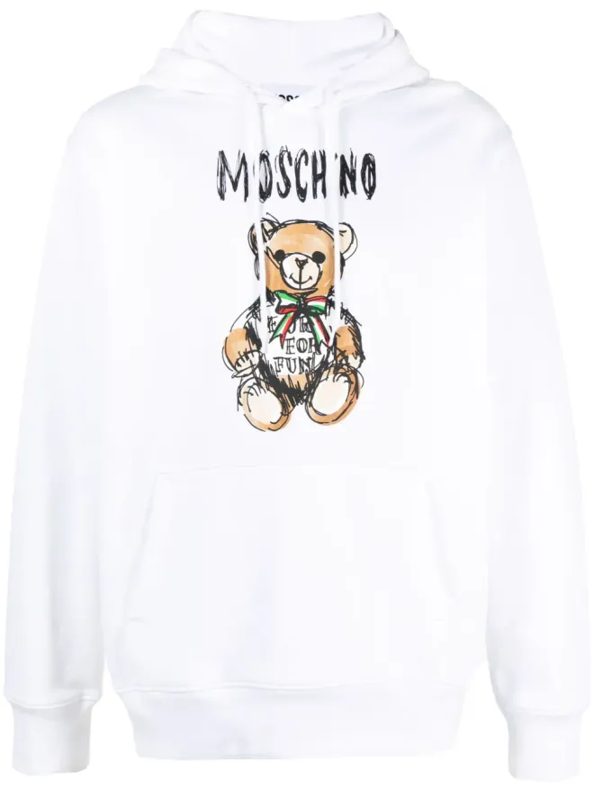Moschino Moschino テディベア柄 綿 フーディーの商品画像