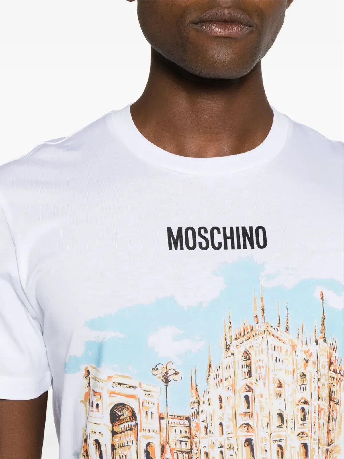 Moschino グラフィックプリント コットン Tシャツ - 画像5