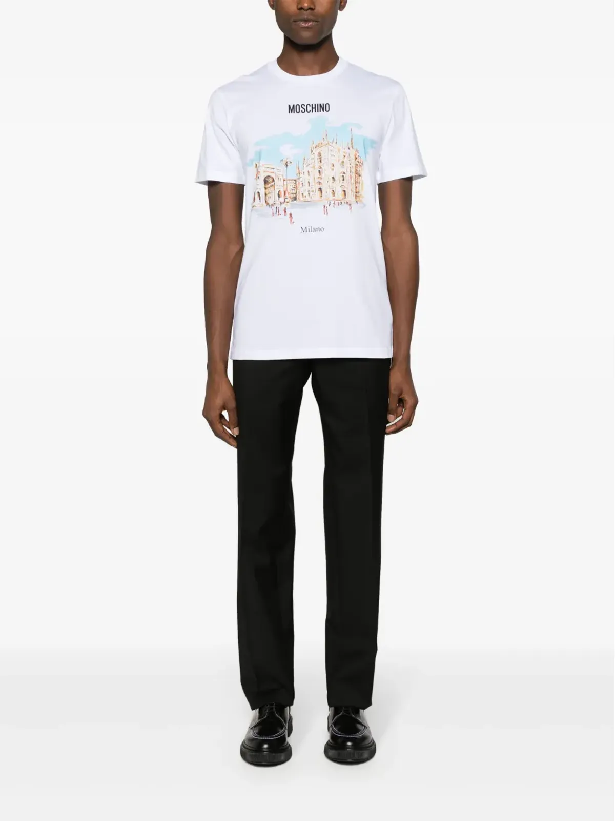 Moschino グラフィックプリント コットン Tシャツ - 画像2