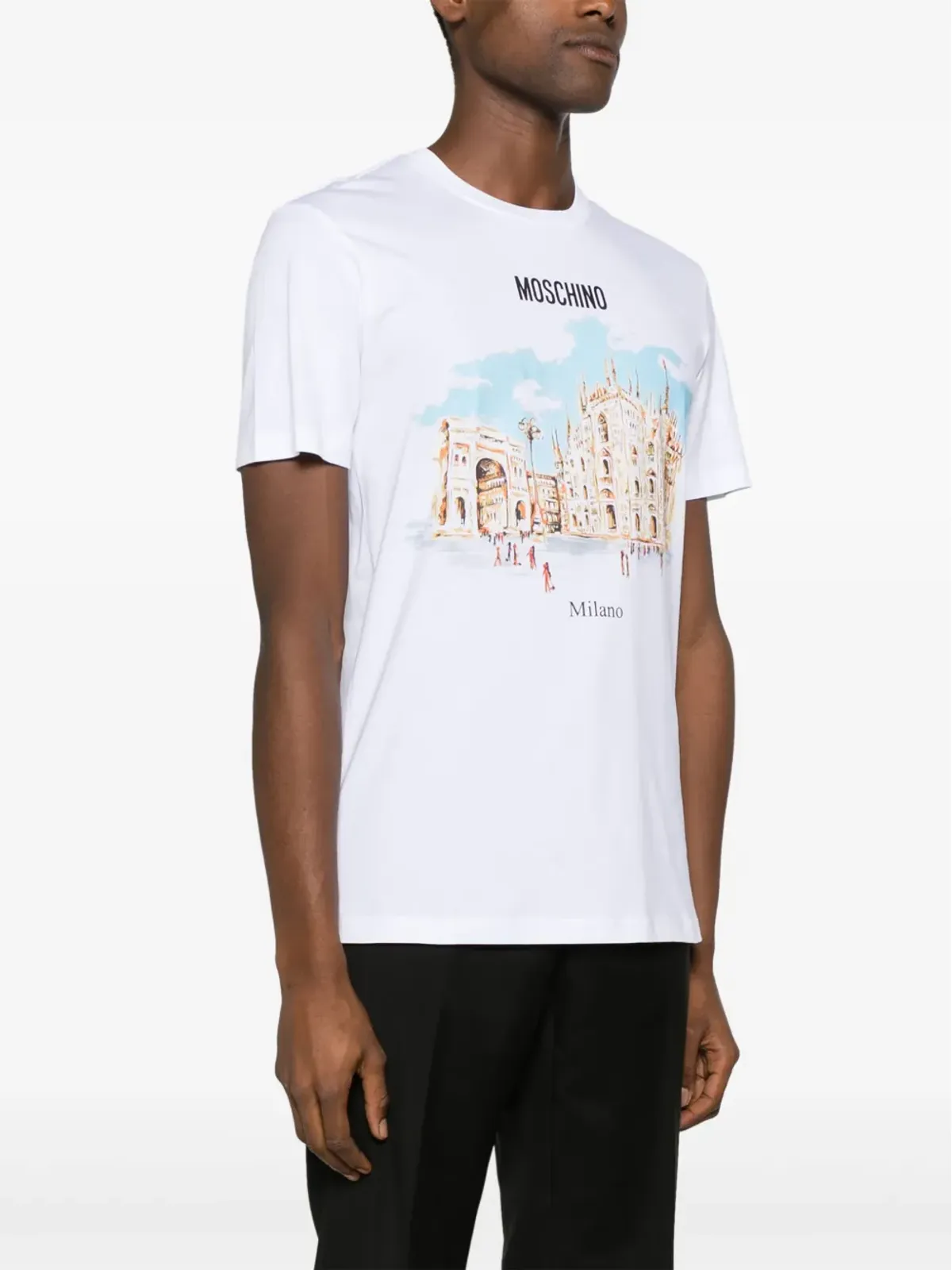 Moschino グラフィックプリント コットン Tシャツ - 画像3