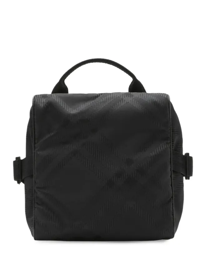 Burberry Burberry チェック柄ジップ付きメッセンジャーバッグの商品画像