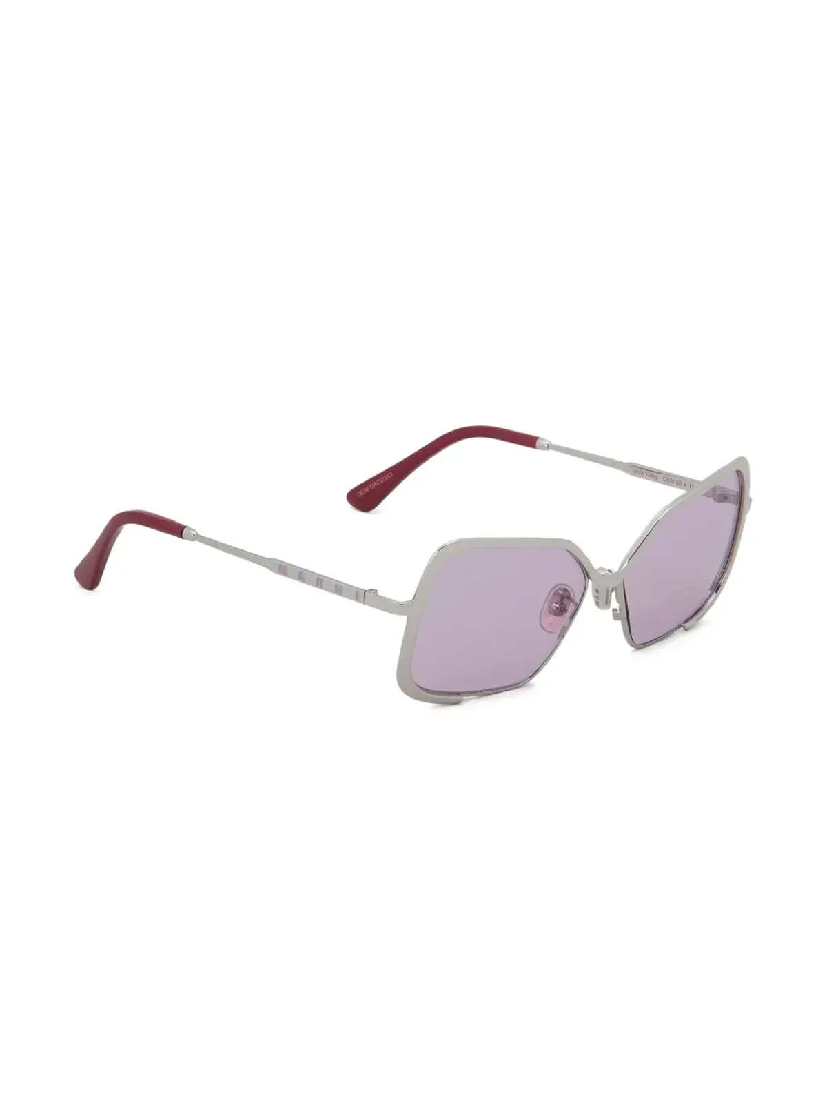 Marni Eyewear Unila スクエアフレーム サングラス - 画像2