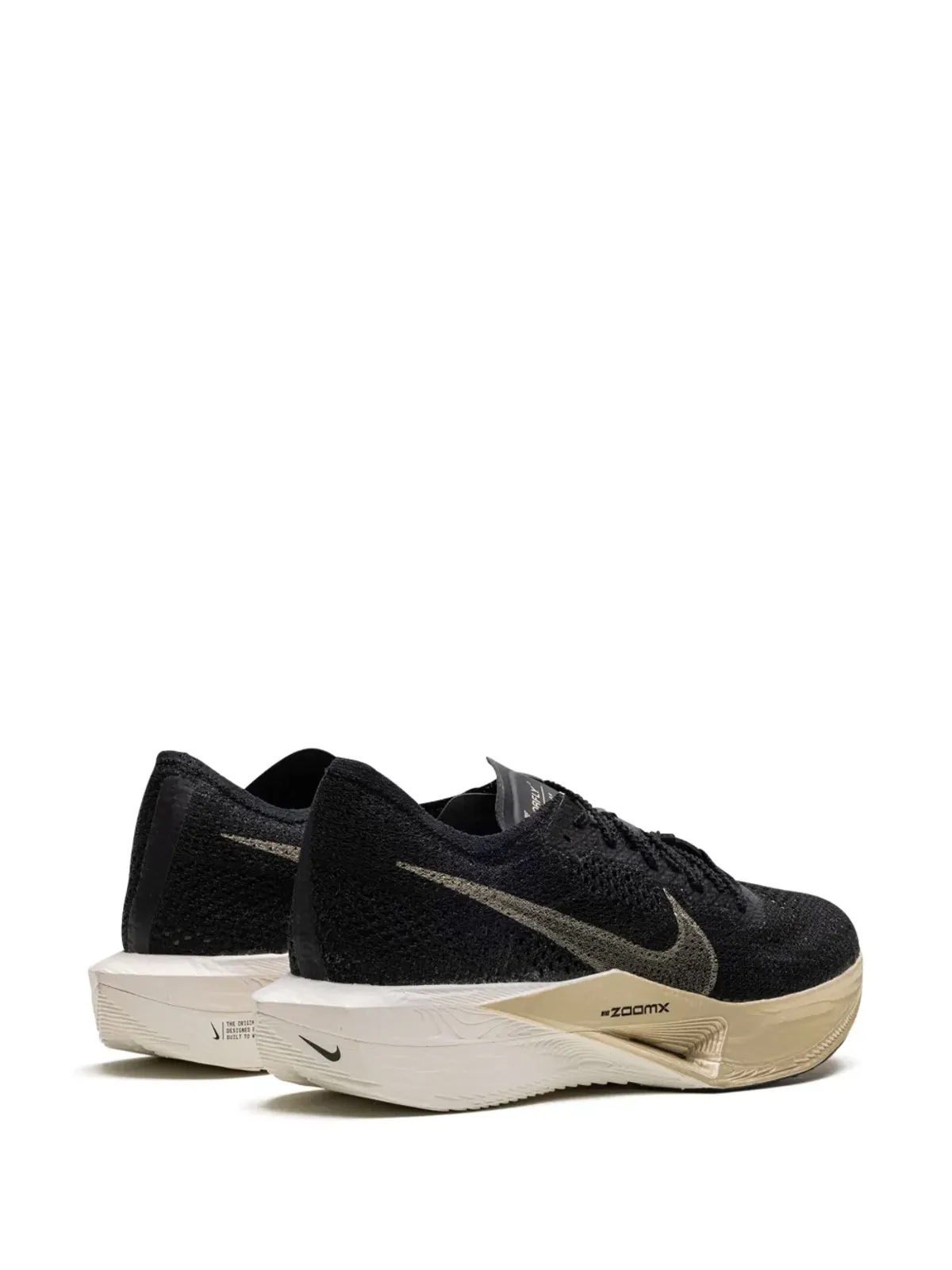 Nike ズームX ヴァポフライ3「ブラック/メタリックゴールド・グレイン」スニーカー - 画像3