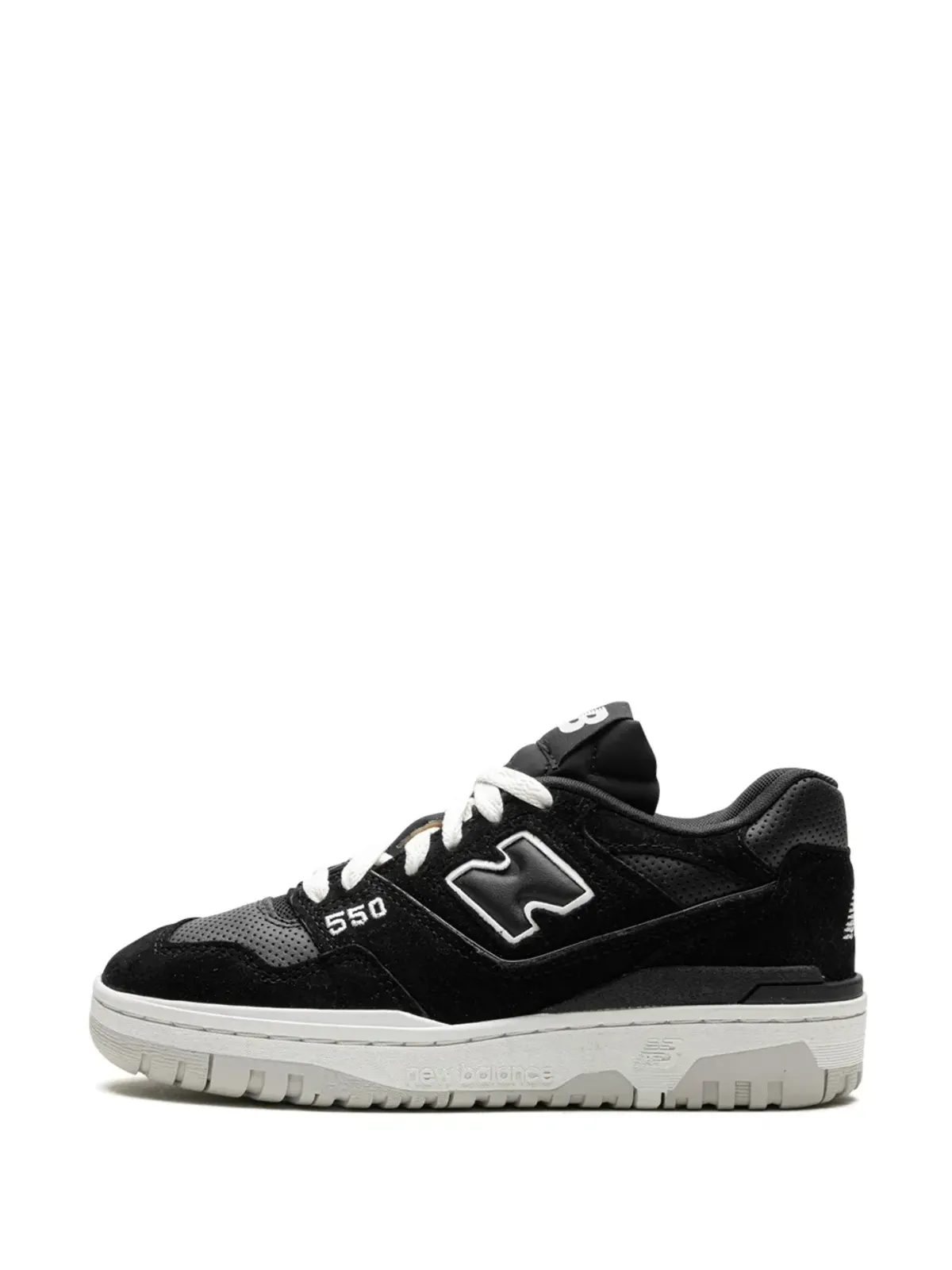 New Balance 550 ブラックスエード スニーカー - 画像5