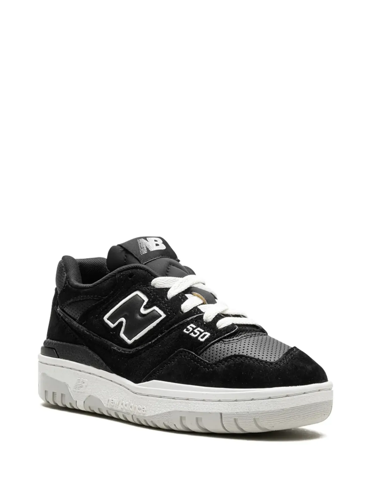 New Balance 550 ブラックスエード スニーカー - 画像2