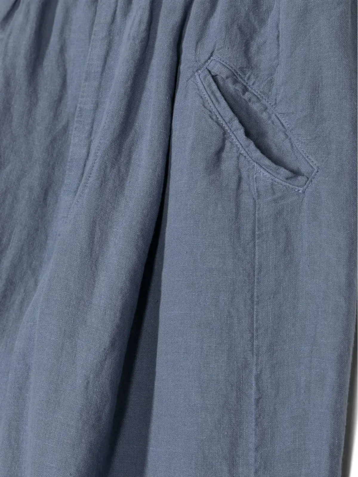 By Walid ストレートレッグリネンパンツ - 画像3
