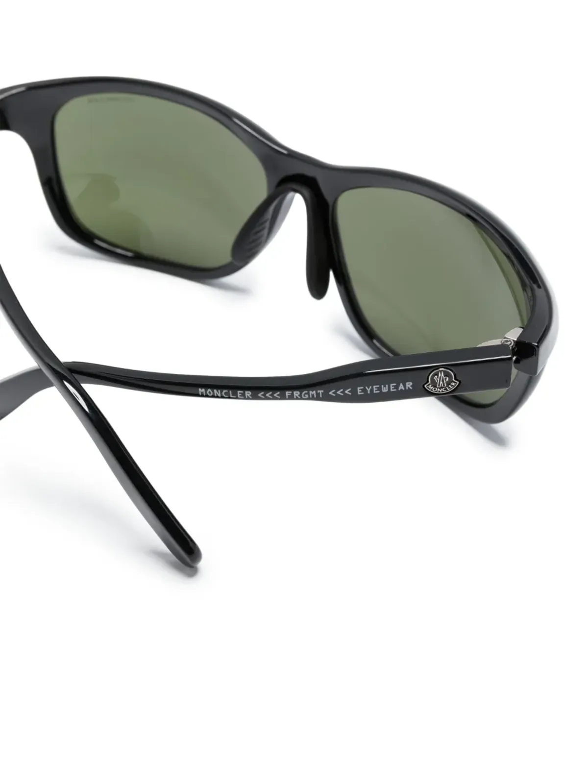 Moncler Eyewear FRGMT バイカーフレーム サングラス（ブラック） - 画像3