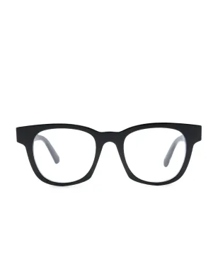 Moncler Eyewear ロゴプレートウェイファー型フレームのメガネ - サムネイル1