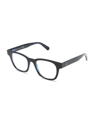 Moncler Eyewear ロゴプレートウェイファー型フレームのメガネ - サムネイル2