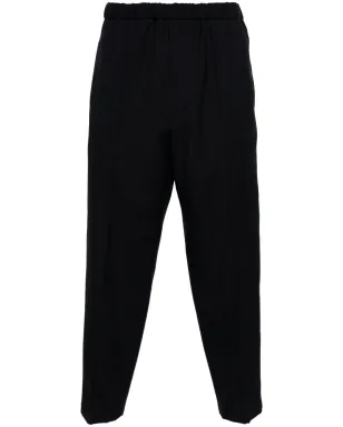 Jil Sander エラスティックウエストバンド付きパンツ - ブルー - サムネイル1