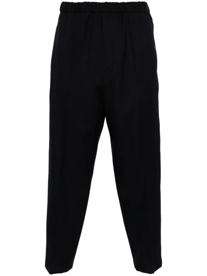 Jil Sander Jil Sander エラスティックウエストバンド付きパンツ - ブルーの商品画像