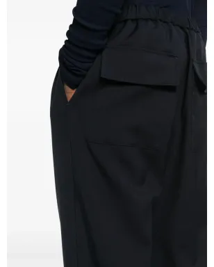Jil Sander エラスティックウエストバンド付きパンツ - ブルー - サムネイル5