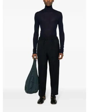Jil Sander エラスティックウエストバンド付きパンツ - ブルー - サムネイル2