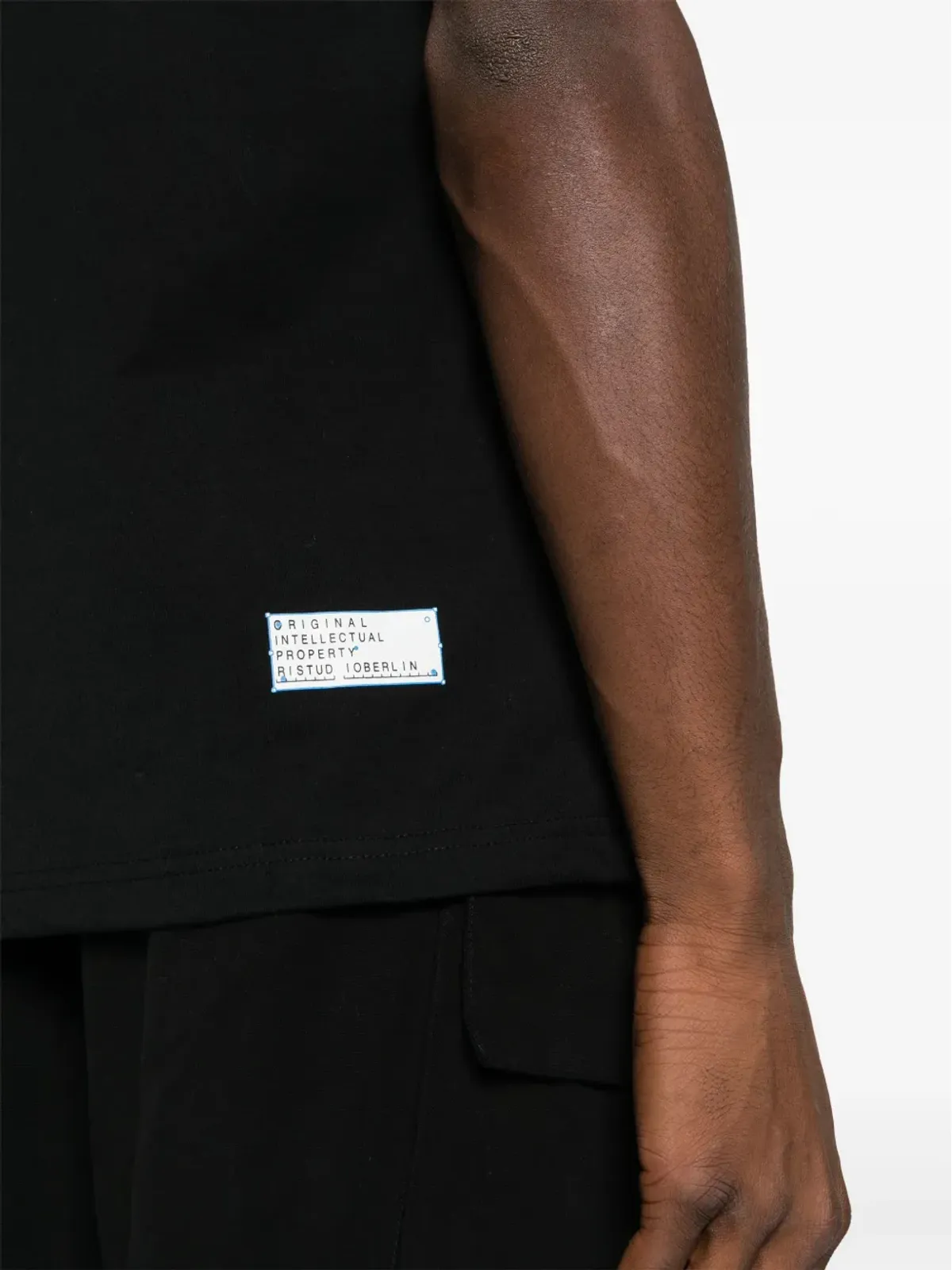 Random Identities グラフィックプリント コットン Tシャツ - 画像5