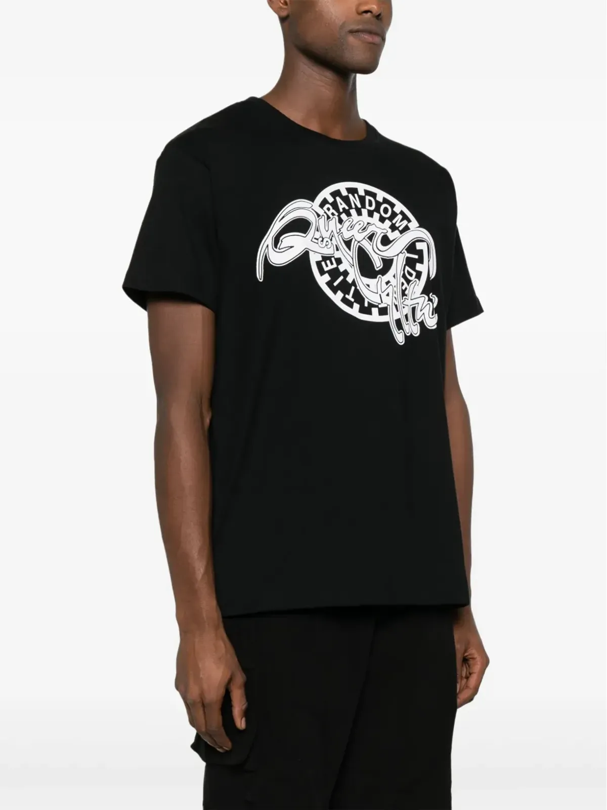 Random Identities グラフィックプリント コットン Tシャツ - 画像3