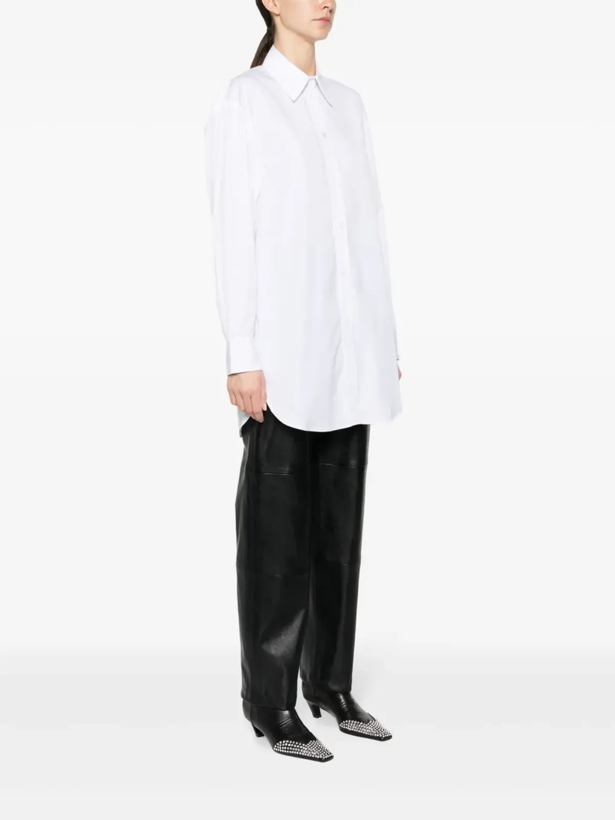 ISABEL MARANT Cylvany コットンシャツ - ホワイト - 画像3