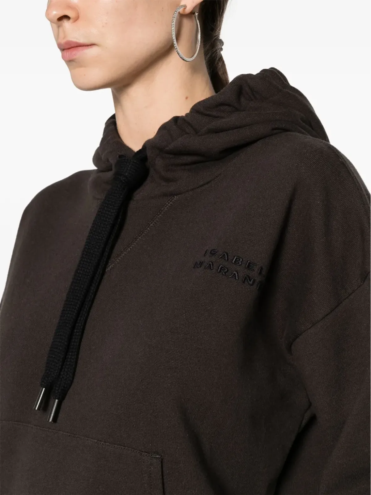 ISABEL MARANT Sylla ジャージー フーディー - ブラック - 画像5