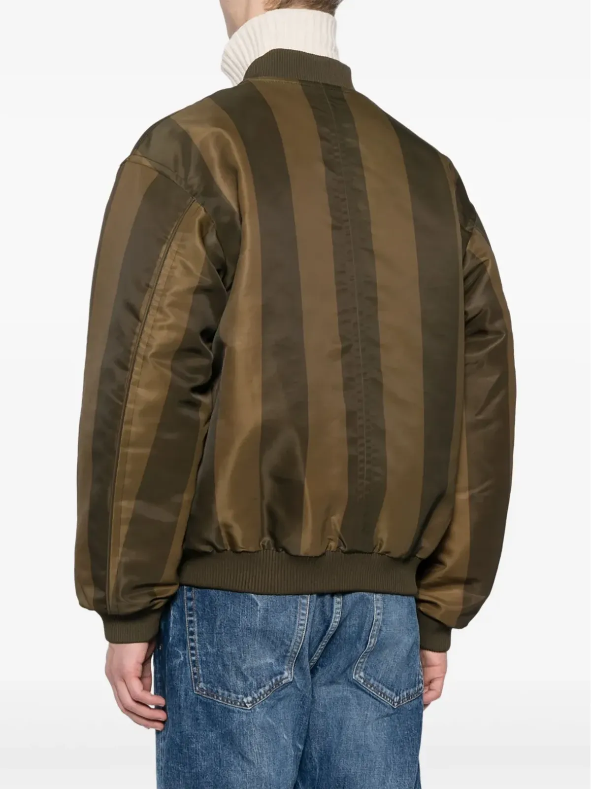 Maison Kitsuné ストライプ柄ボンバージャケット - 画像4
