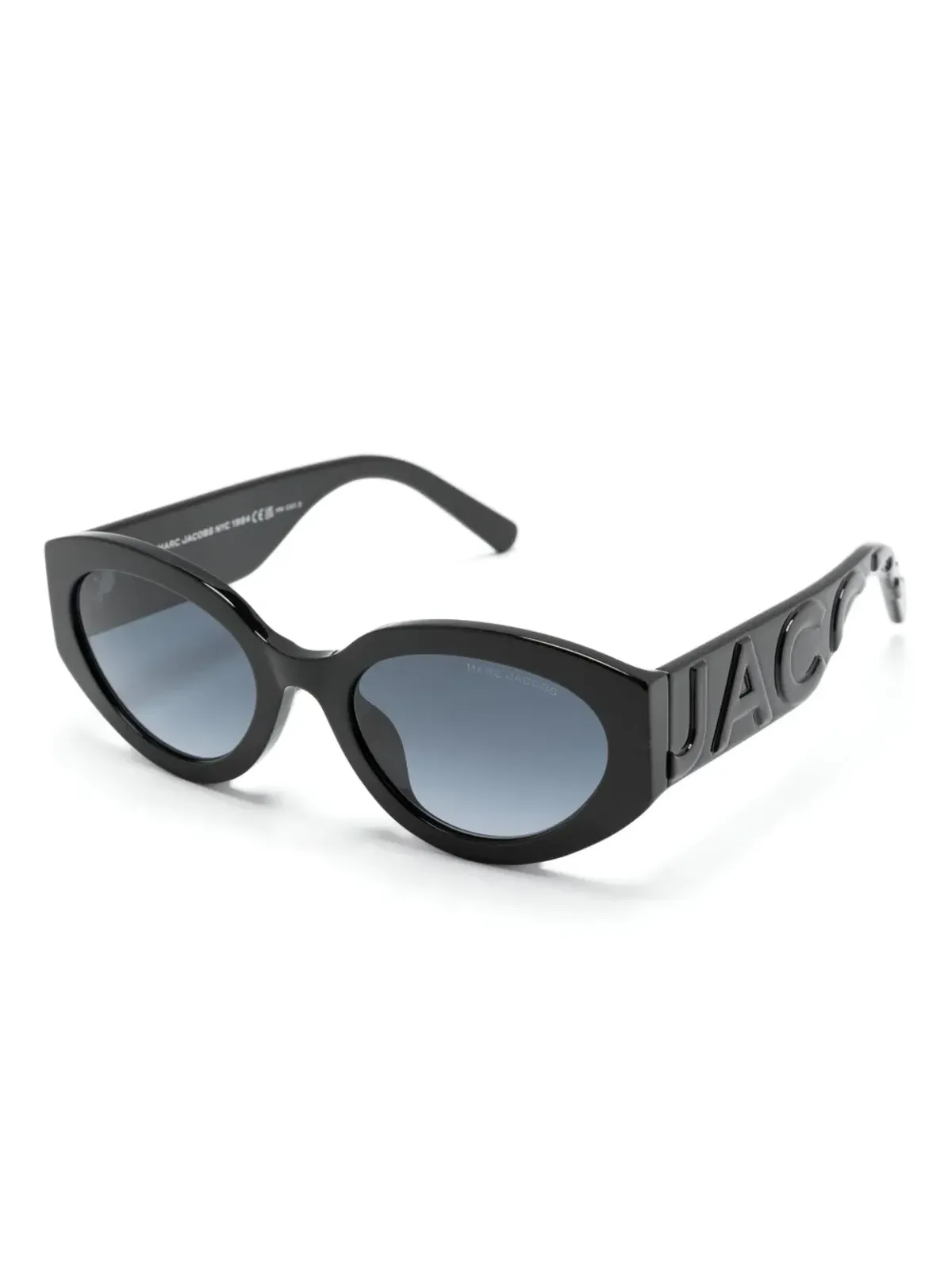 Marc Jacobs Eyewear エンボスロゴのオーバルフレームサングラス - 画像2