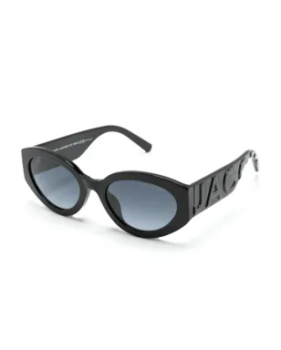 Marc Jacobs Eyewear エンボスロゴのオーバルフレームサングラス - サムネイル2