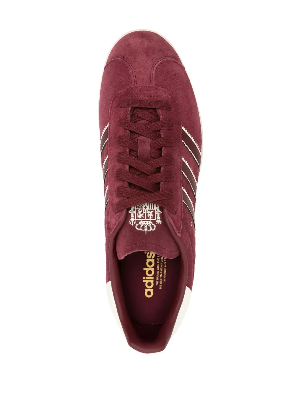 adidas Gazelle スエード トレーナー - レッド - 画像4