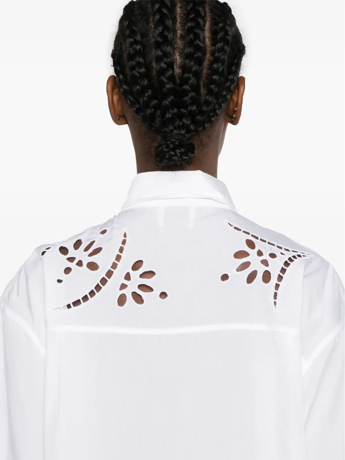 ISABEL MARANT Bilya broderie-anglaise シャツ ホワイト - 画像5