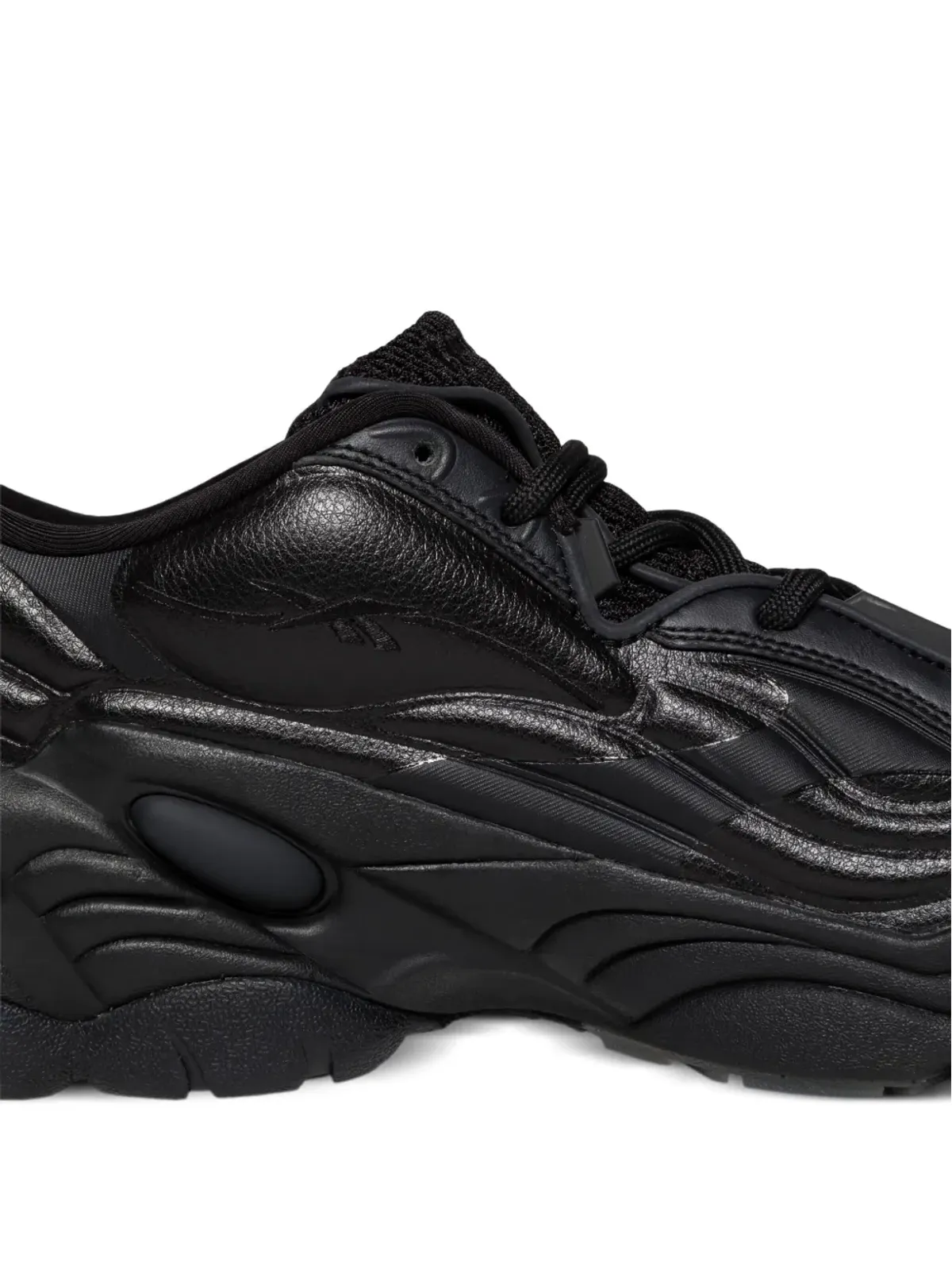 Reebok LTD DMX Run 6 ロゴ刺繍スニーカー - ブラック - 画像5