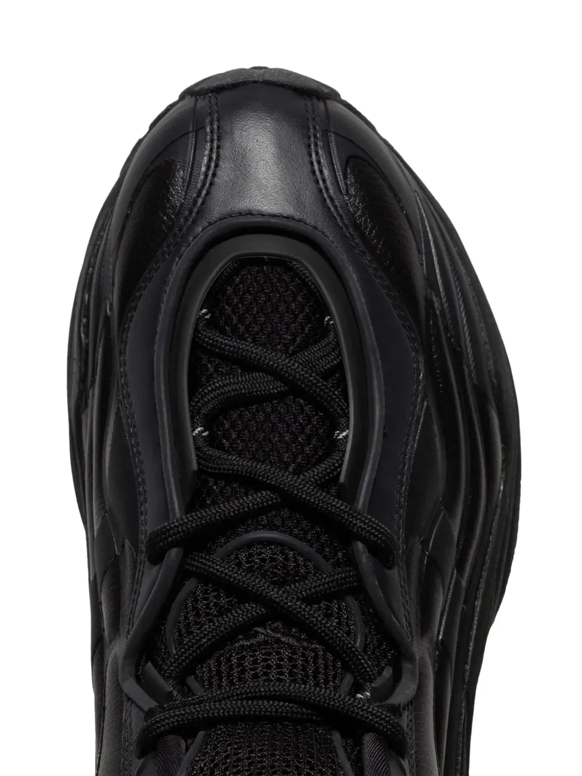 Reebok LTD DMX Run 6 ロゴ刺繍スニーカー - ブラック - 画像4