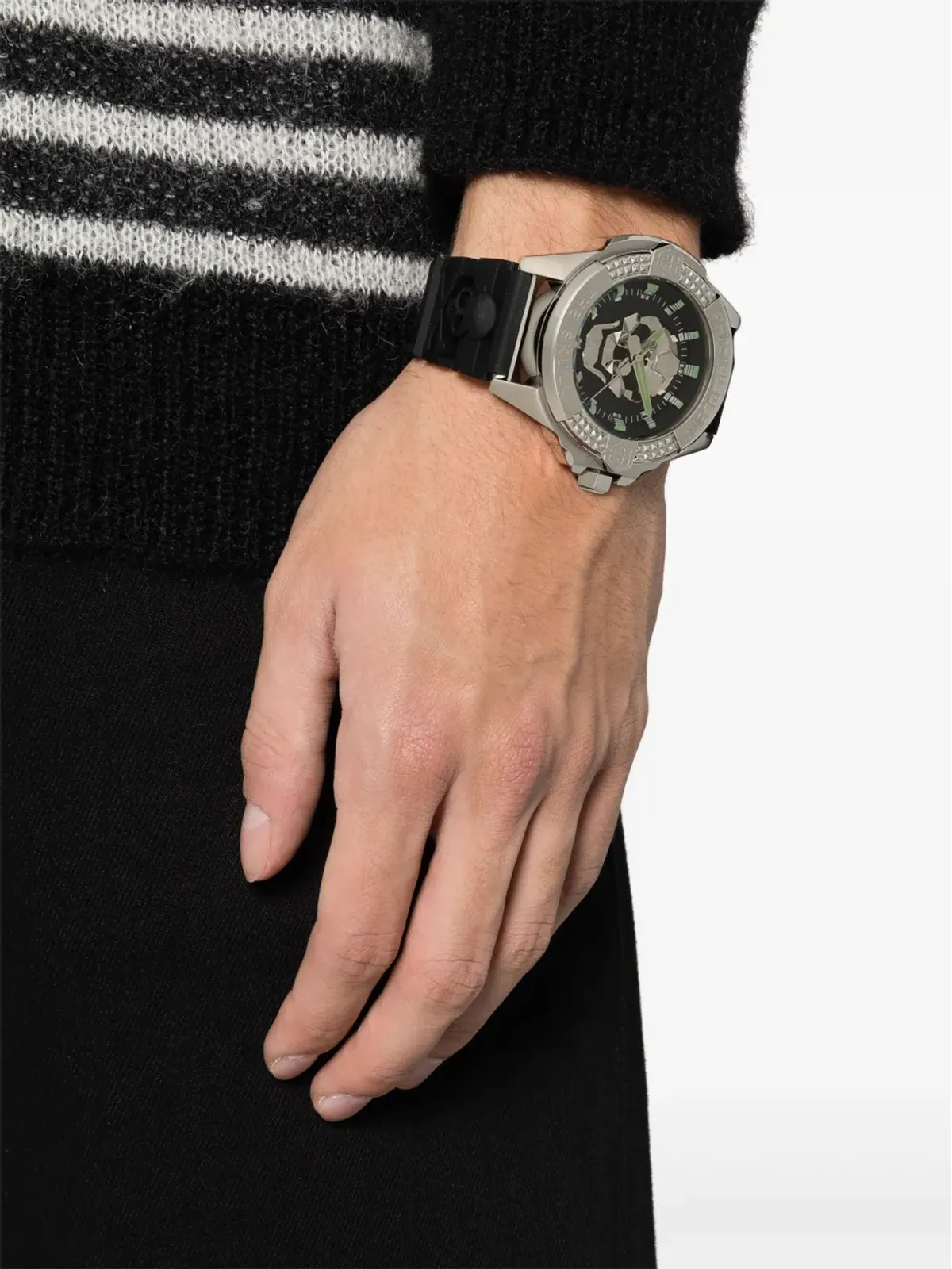 Philipp Plein ザ・スカル 44mm - ブラック - 画像2