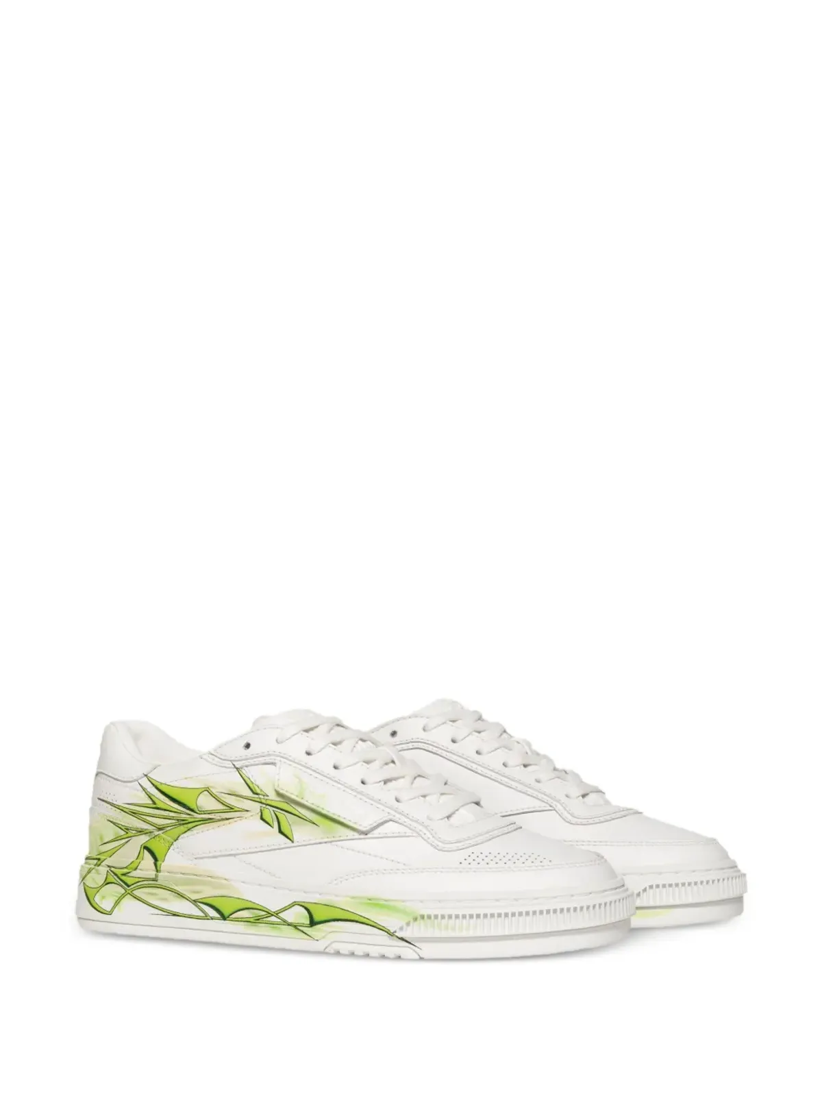 Reebok LTD Club C ロゴプリント スニーカー - 画像2