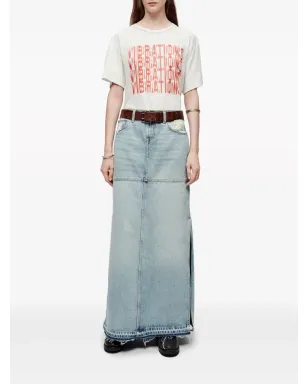 RE/DONE サイドスリット デニムスカート - サムネイル2