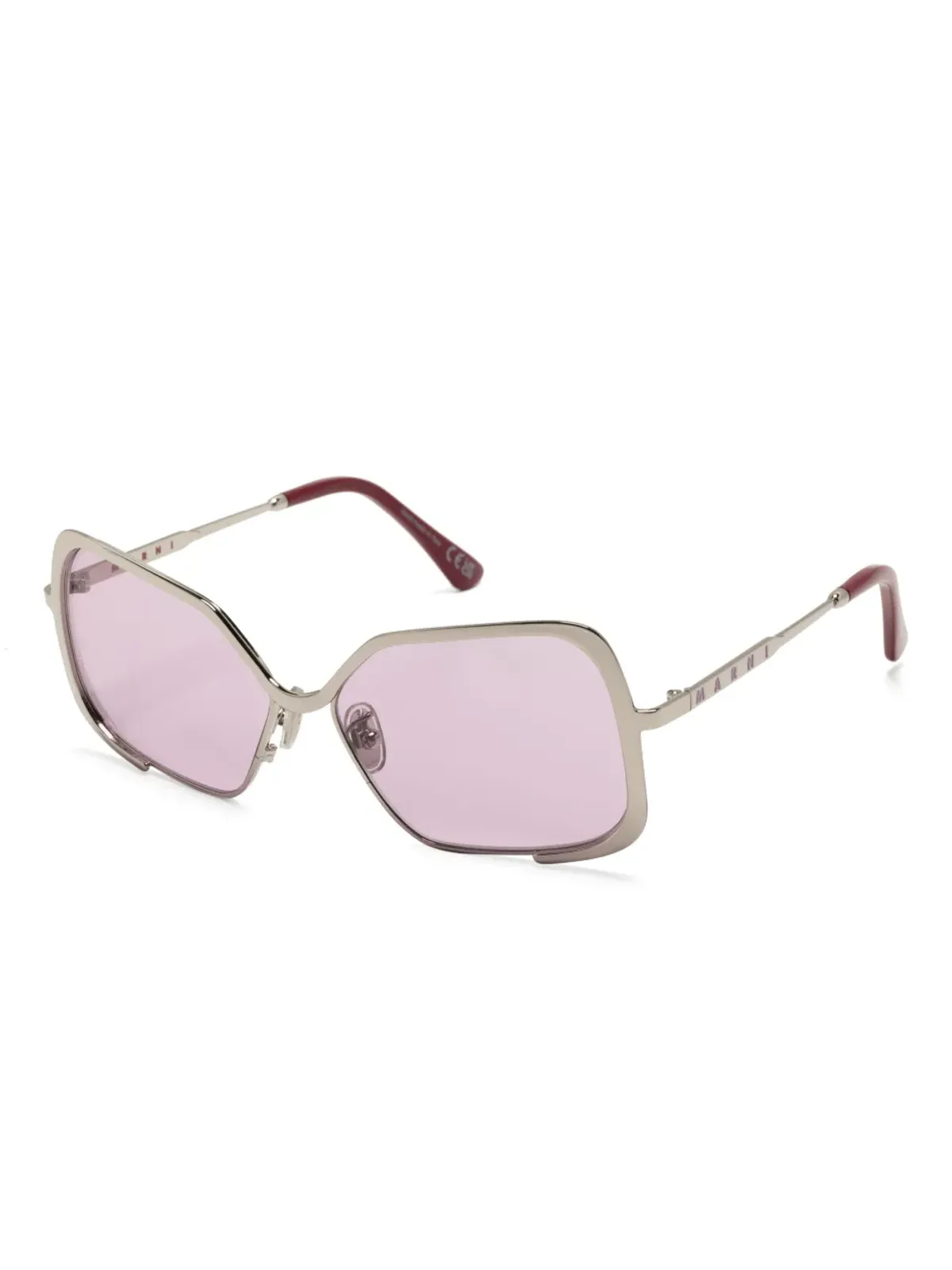 Marni Eyewear Unila オーバサイズフレーム サングラス - 画像2