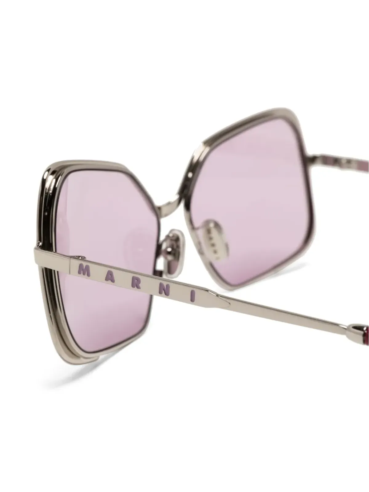 Marni Eyewear Unila オーバサイズフレーム サングラス - 画像3