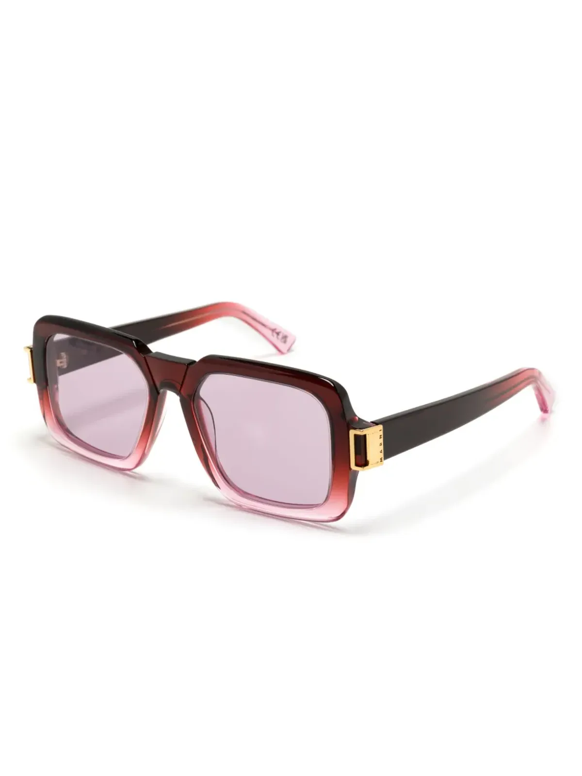 Marni Eyewear ザマレク スクエアフレーム サングラス - 画像2